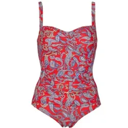 Missya Argentina Venice Swimsuit Weinrot mit Muster 40 Damen