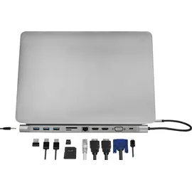 Logilink UA0373 Passend für Marke Universal USB-C® Power Delivery, integrierter Kartenleser