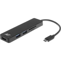 ACT USB-Hub AC6405 Schwarz