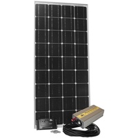 Sunset Energietechnik SUNSET Solarmodul "Stromset AS 140, 140 Watt, 230 V" Solarmodule silberfarben