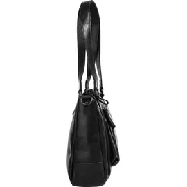 Spikes & Sparrow Henkeltasche Leder Black
