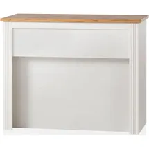 OTTO home Unterschrank OTTO HOME "KS-Westminster", weiß (pinie weiß dekor), B:130cm H:105cm T:60cm, Schränke, Unterschrank, Küchentheke frei im Raum stellbar, Höhe 105 cm, exclusiv by Otto