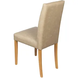 Home Affaire Esszimmerstuhl Evona Kunstleder beige