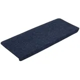 vidaXL Stufenmatten Selbstklebend 15 Stk. 65x24,5x3,5 cm Blau