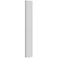 neu.haus Design Röhrenheizkörper 1800 x 300 mm 1122 W weiß Mittelventil