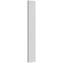 neu.haus Design Röhrenheizkörper 1800 x 300 mm 1122 W weiß Mittelventil