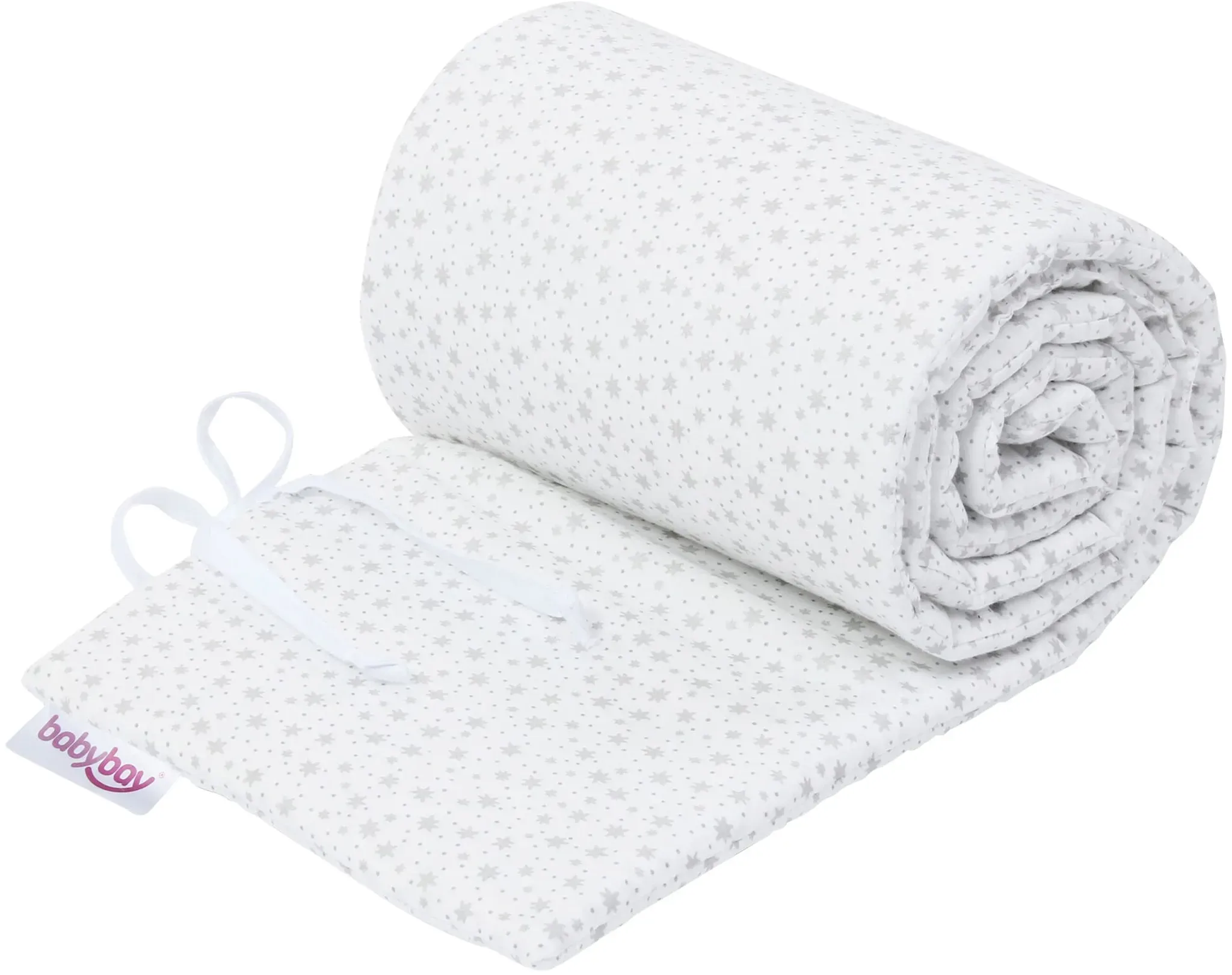 babybay® Nestchen Organic Cotton für Beistellbett Maxi, Midi, Boxspring, Comfort und Plus, weiss
