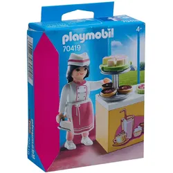 PLAYMOBIL® Konditorin mit Kuchentheke 70419-Größe:Einheitsgröße