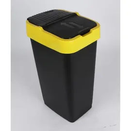 Sterling Ventures HEIDRUN EUROPL Schwingdeckeleimer 60 l Schwarz