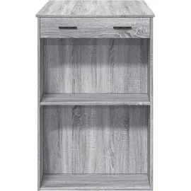 vidaXL Bartisch 102 x 70 x 103,5 cm Grau