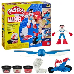 Hasbro - Play-Doh Marvel Captain America Action-Bike