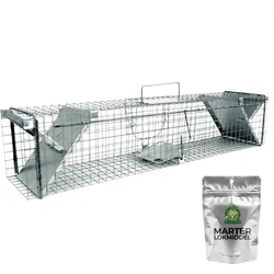 VerminBuster Marderfalle mit Lockstoff - Marderfalle - Marderabwehr Auto - Tierfalle - Steinmarderkäfig