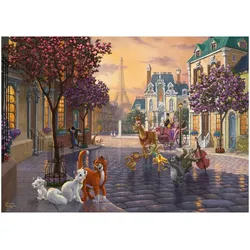 Disney, The Aristocats - 1000 Teile Puzzle (Thomas Kinkade)