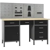 vidaXL, Werkbank + Arbeitsbock, Westin (60 cm, 160 cm)