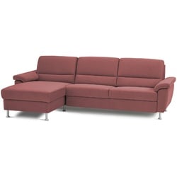 Calizza Interiors Ecksofa Onyx Stoff MultiColor Paprika