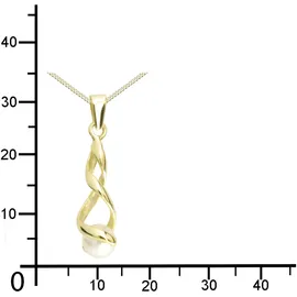 Ostsee-Schmuck Kette mit Anhänger Lusia Gold 333/Gelbgold