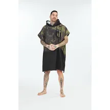After essentials Regenponcho Grün/Schwarz One Size