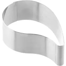SCHNEIDER Ausstecher, Komma, Ausstechform aus Edelstahl, Maße: 90 x 60 mm