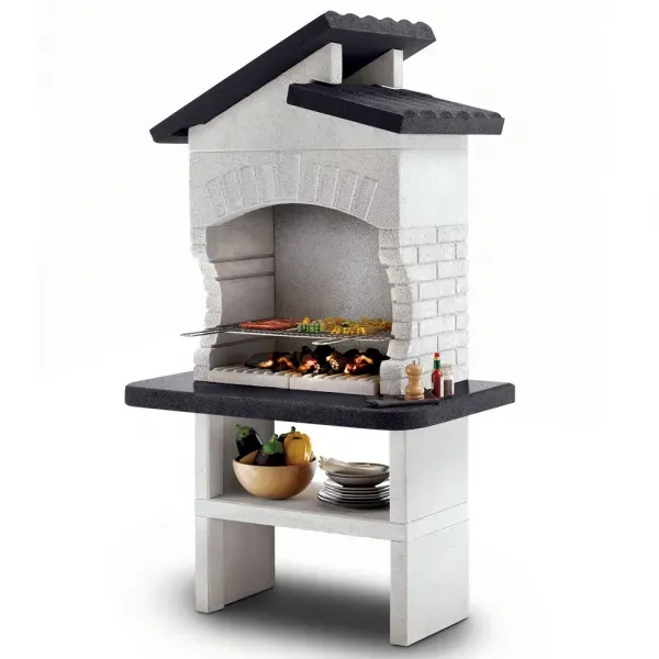 Palazzetti Procida - Grillkamin aus Beton - Grillfläche 68x40 cm