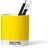Copenhagen Design Pantone Schreibtisch-Organizer Gelb