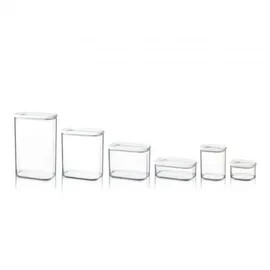 Mepal Modula Vorratsdose transparent weiß 22,4 x 16,0 x 16,7 cm 4,5 l