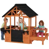 aiyaplay Spielhaus Outdoor Holz Hellbraun