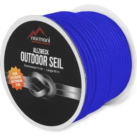normani Outdoor Sports Chetwynd Seil 5 mm x 60 m blau