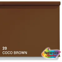 Superior Hintergrund 1.35x11m Coco Brown (NR 20) (Sperrgut)