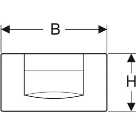 Geberit 200F Betätigungsplatte 115.222.11.1
