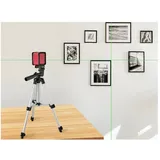 TOOLCRAFT CL12-G Kreuzlinienlaser inkl. Stativ, selbstnivellierend, grüner Laser Reichweite (max.): 12 m