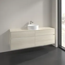 Villeroy & Boch Collaro Waschtischunterschrank C04900AA 160x54,8x50cm, Waschtisch mittig, White oak