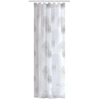 Home fashion Rawlins Vorhang Schlaufen 140x175 cm grau