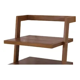 Mendler Teak-Leiterregal HWC-M86, Badschrank Badregal Badezimmer, hochwertiges B-Grade-Teak (Kernholz, 20-30 Jahre), 170x60x45cm