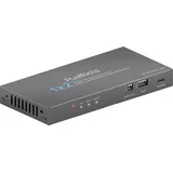 PURETOOLS - 1x2 HDMI2.1 Splitter - 48Gbps - 8K (60Hz 4:2:0) 12 bit, Audio De-Embedding und Signal Management
