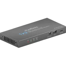 PURETOOLS - 1x2 HDMI2.1 Splitter - 48Gbps - 8K (60Hz 4:2:0) 12 bit, Audio De-Embedding und Signal Management