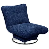 ed exciting design Drehsessel Maranello 96 x 75 x 93 cm Blau Polyester drehbar