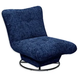 ed exciting design Drehsessel Maranello 96 x 75 x 93 cm Blau Polyester drehbar