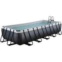 EXIT TOYS EXIT Black Leather Pool 540 x 250 x 100 cm inkl. Sandfilteranlage und Poolleiter