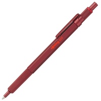 rOtring 600 Kugelschreiber | mittlere Spitze | Schwarze Tinte | Rot Schaft | nachfüllbar