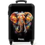 NoBoringSuitcases.com NoBoringSuitcases.com® Handgepäck Koffer Reisekoffer, mit Rollen, Koffer Groß, Hartschalenkoffer, Trolley Handgepäck, Koffer Mittelgroß, Suitcase, TSA Schloss, Koffer Klein, Graffiti-Druck