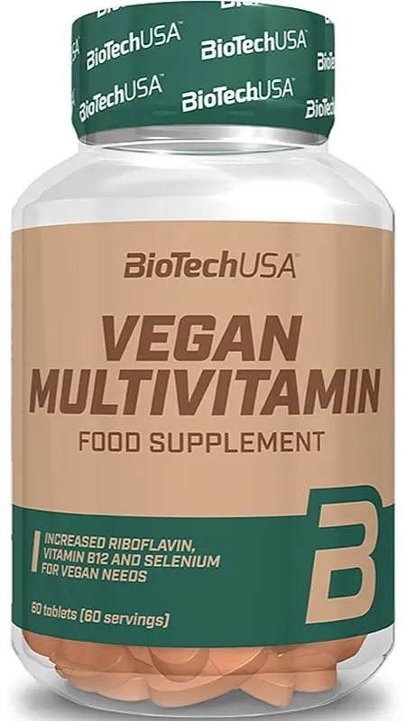 BioTechUSA Vegan Multivitamin Multivitamin- und Mineralkomplex 60 TABL