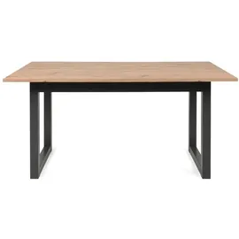 furn.design Artisan 160 x 75 x 90 cm naturbelassen/schwarz