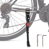 Fahrradständer ,Universal Fahrrad Ständer 20-28 Zoll Höhenverstellbarer und Universeller Seitenständer Langlebiger Rutschfester Fahrradständer aus Aluminiumlegierung für Mountainbike/Rennrad/BMX/MTB