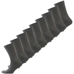 NUR DER Herren Basicsocken Ohne Gummi 9er Pack