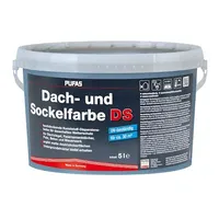 Pufas Dach- und Sockelfarbe Schiefer grau matt 2,5 l