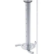 SpeaKa Professional Projector Beamer-Deckenhalterung Neigbar, Drehbar Boden-/Deckenabstand (max.): 106 cm Silber