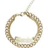 URBAN CLASSICS Unisex Fußkettchen Zodiac Golden Anklet, Farbe gemini, Größe S/M