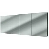 AcquaVapore Spiegelschrank Badspiegel Badezimmer Spiegel City 200cm schwarz ja