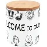 Geda Labels Vorratsdose Peanuts Comic Edition weiß 0,5 l