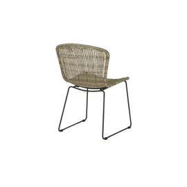 Möbel Kraft Jonna Rattanstuhl 53 x 60 x 83 cm braun